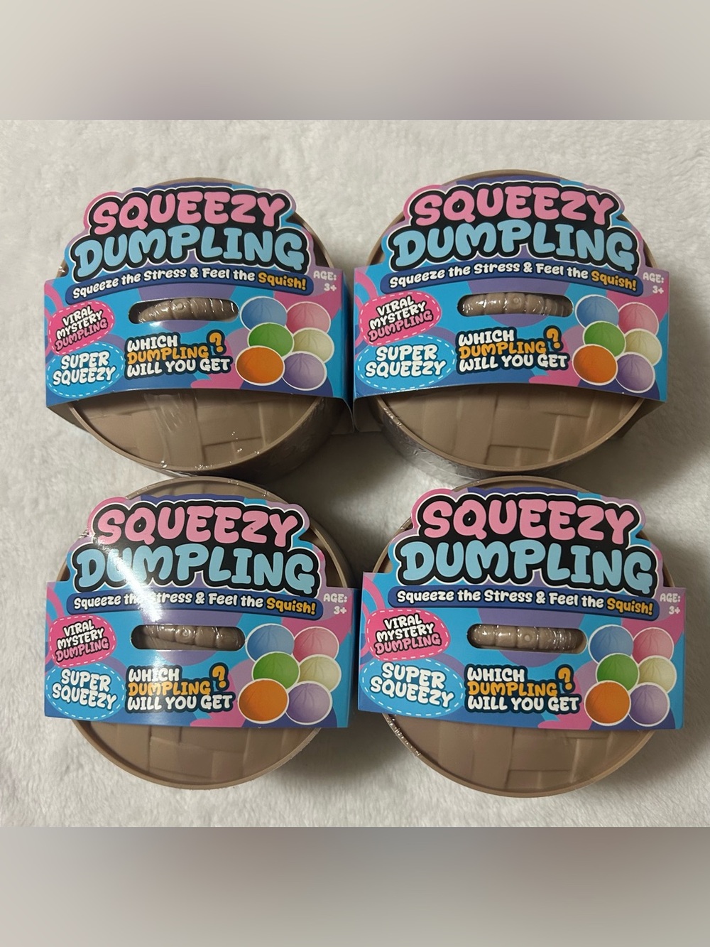 Squeezy Dumpling Mystery Blind Pack x4